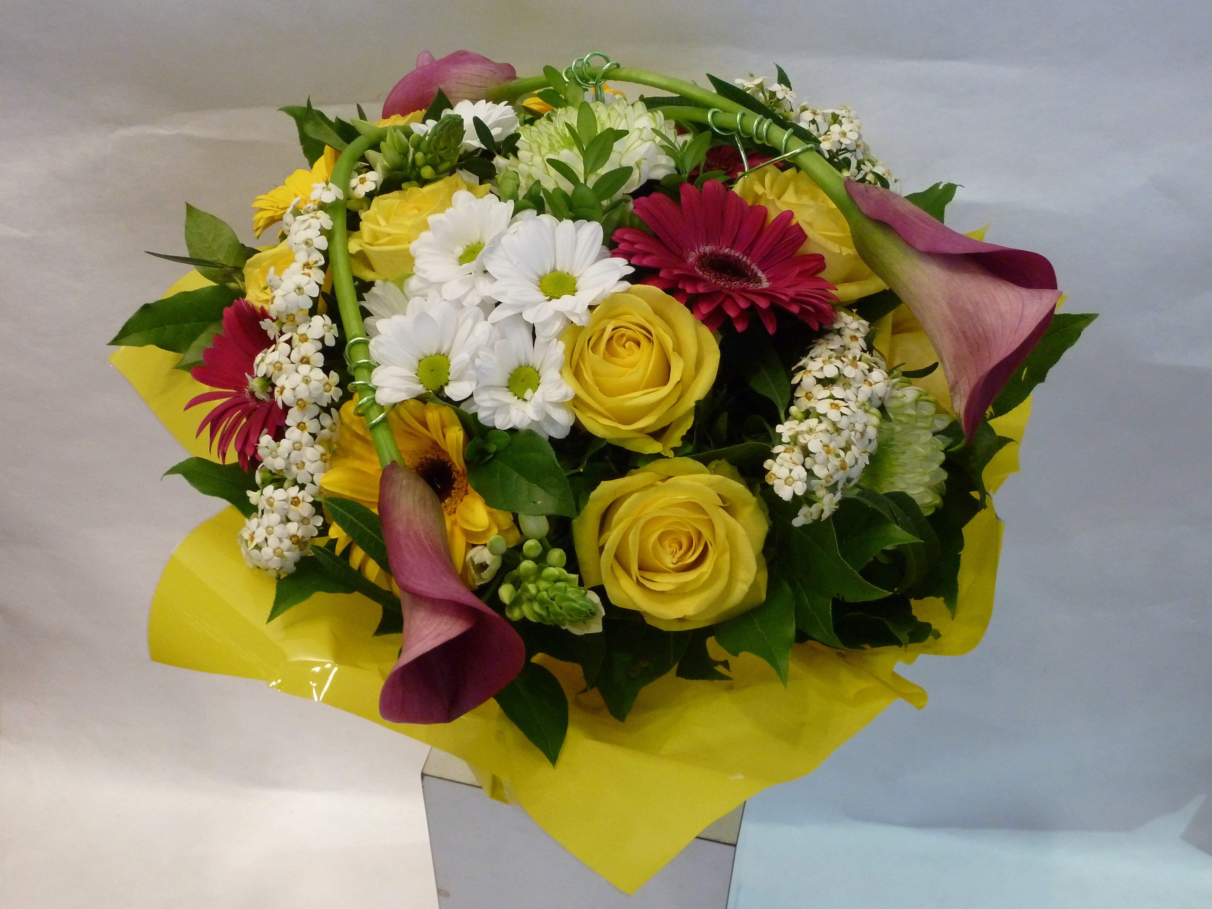 Bouquet Décès En Bulle Deau Livraison De Bouquet De Fleurs