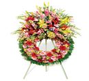 COURONNE FLEURS DEUIL SUR PIED ref CDSP 03