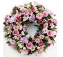 COURONNE DE FLEURS FUNERAIRES